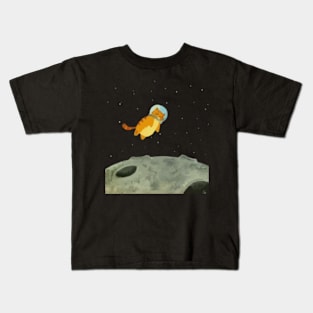 Astronaut Cat Kids T-Shirt